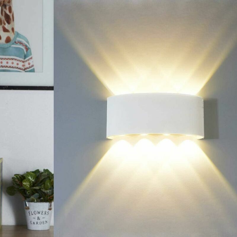 Image of 8W Applique murale led blanc -&hellip;