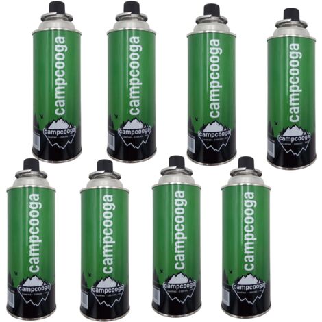 8x Butan Gas Kartusche 4,16L Gaskartuschen Bunsenbrenner Campingkocher je 227g