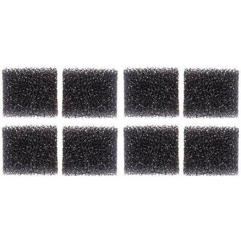 8X Filtre de Fontaine à Eau pour Chat Animal Mousse éponge Moteur Filtration Distributeur Abreuvoir universelle, noir 38mm