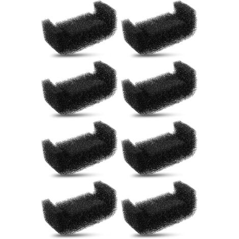 8x filtro fuente para gatos cuadrado agua negro esponjas bebedero motor fonte universal