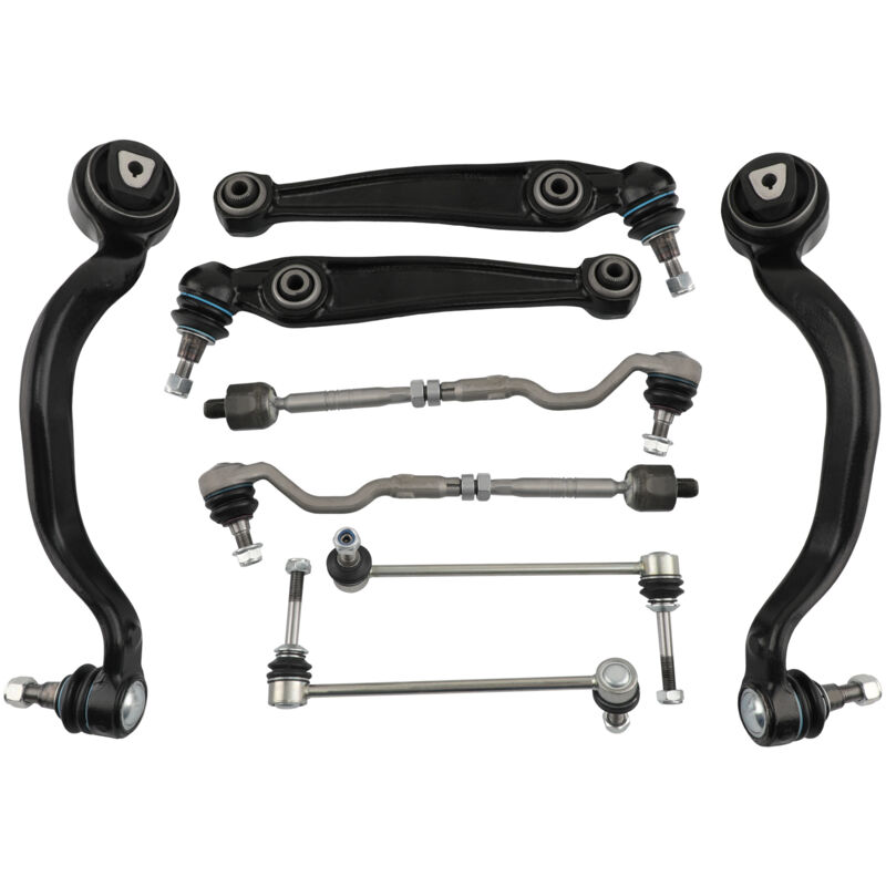 8x Front Bottom Suspension Wishbone Track Control Arms For BMW X5 X6 E70 E71 E72