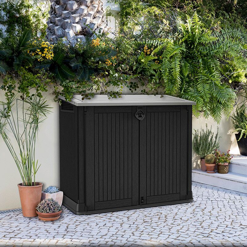 Keter - Coffre multifonctions sans vérins 880L - Noir