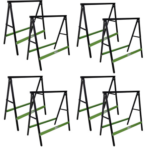 8x Klappbock Sägebock Arbeitsbock klappbar 2er Sets Traglast 200 kg/Paar Gerüstbock