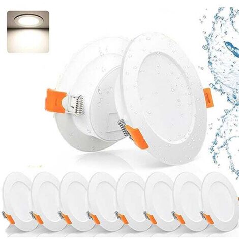 8x LED Einbaustrahler IP44 – Bad Einbauspot 4000K