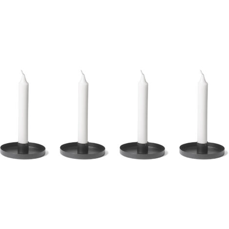 8x Novaliv Standkerzenhalter  Stabkerzenhalter 8x Schwarz