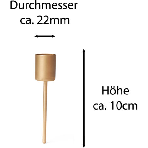 8x Novaliv Standkerzenhalter  Stabkerzenhalter
