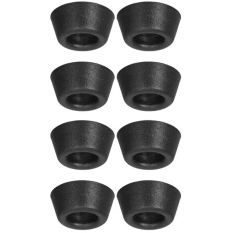 5 Protège-pieds En Caoutchouc Noir En L – 40x40mm – Pour Meubles, Tables, Chaises