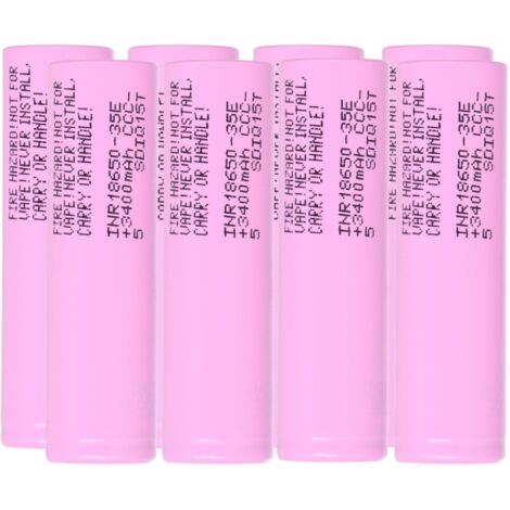 8x Samsung INR18650-35E 3500mAh 3,7V - 18650 Akku