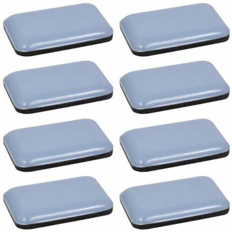 8x Téflon PTFE autoadesivo retangolare 35 x 25 mm Pattino en téflon Protection pour pavimenti Parquet Gambe di sedie Mobili