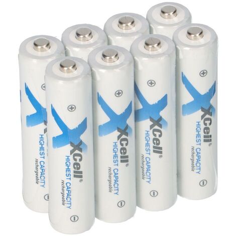 8x XCell Micro AAA Akku Ni-MH 1,2V 1150mAh