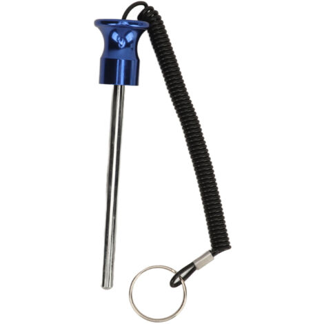 8x125mm magnetischer Gewichtszeiger mit Trageschlaufe zur Gewichtsauswahl, blaues Fitness-Trainingszubehör