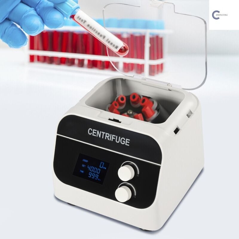 8x20ml Centrifugeuse de laboratoire Centrifugeuse de table 220V 0-4000rpm Centrifugeuse