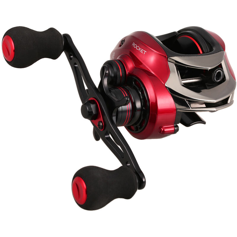 

9 + 1 BB 6.3: 1 Carrete de pesca de alta velocidad Baitcasting Carrete de pesca Baitcast 8KG Max Drag Carp Fishing Reel Aparejos,Rojo, mano derecha