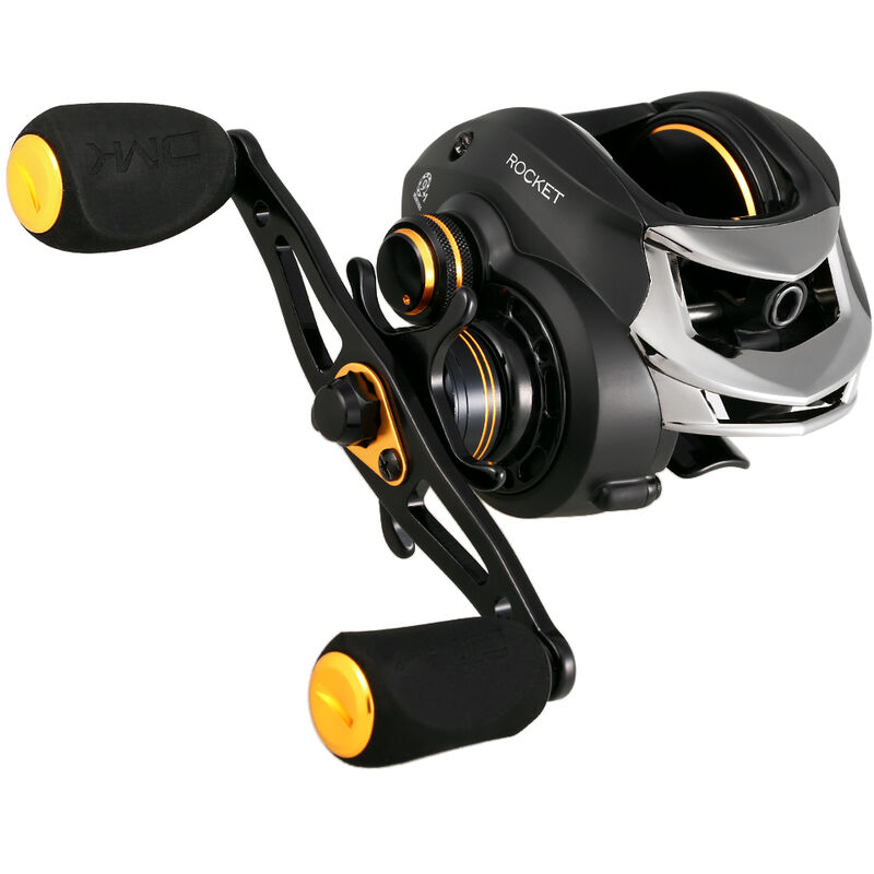 

9 + 1 BB 6.3: 1 Carrete de pesca de alta velocidad Baitcasting Carrete de pesca Baitcast 8KG Max Drag Carp Fishing Reel Aparejos,Negro, mano derecha