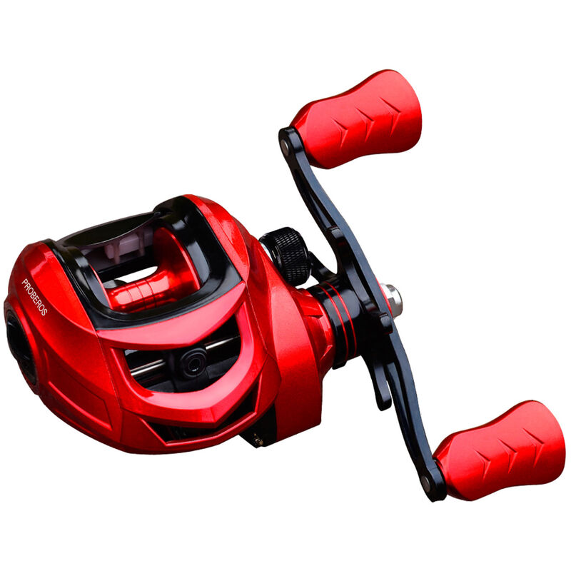 

9 + 1 BB Bearing Fishing Baitcast Reel High Speed ​​7,2: 1 Carrete de pesca Bait Casting 10 kg Max Drag Accesorio de pesca de mano izquierda /