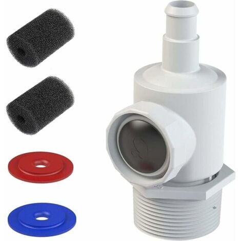 9-100-9001 Raccord Mural Universel de Rechange Compatible avec Polaris Zodiac 280 380 180 avec Brosse en Mousse de Queue Robot