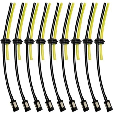 9 Ensembles Universel Filtre à Essence Kit, Tuyaux de Carburant Universels, Durite Essence Debroussailleuse en Caoutchouc, pour Coupe-Herbe, Débroussailleuse, Tronconneuse Taille Haie