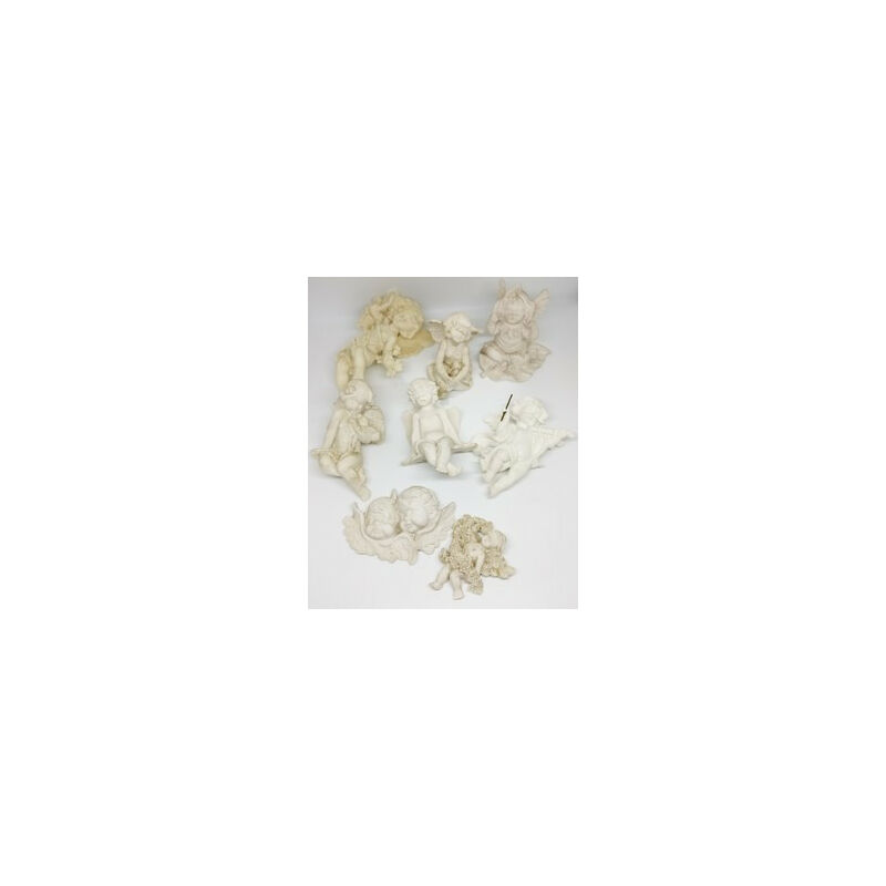 

9 Figuras Marmolina Angelitos