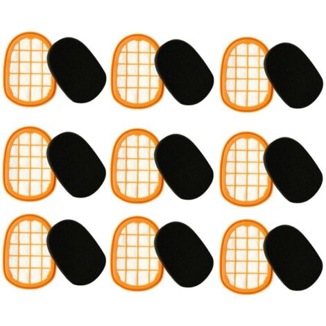 9 filtres en coton pour aspirateur Philips FC6812 6814 6823 6827 6908-AquaForge
