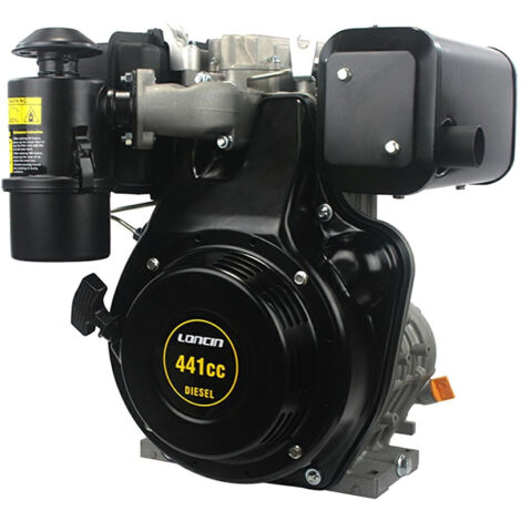 9 HP LONCIN D440FC Motore Diesel Albero cilindrico 25,4 mm avv strappo