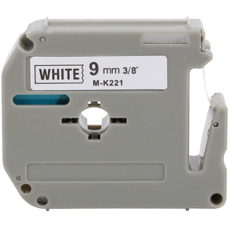 9-mm-PET-Etikettenband für Brother PT-65/70/80 Drucker – Zubehör M K221