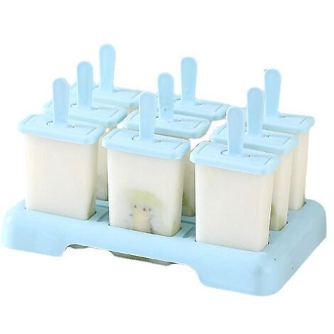 9 Moules  Glace (bleus), Btonnets De Glace Cratifs Diy Rutilisables