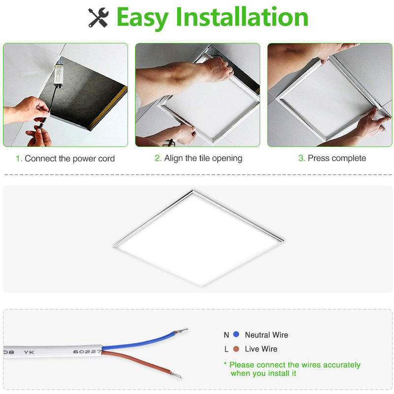 

9 PCS 30 * 30 panel de luz ajustable grande 220v