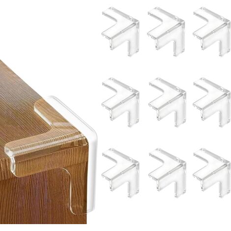 9 PCS Coin de Table Protection Bebe Protection, Protege Angle de Table avec Une Super Colle améliorée pour Tables et Coins de Meubles