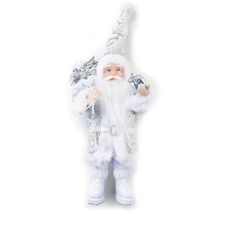 9' Père Noël debout Figurine de Noël Décorations suspendues Ornements Arbre de Noël Santa pour Jouet Poupée Collection Statues