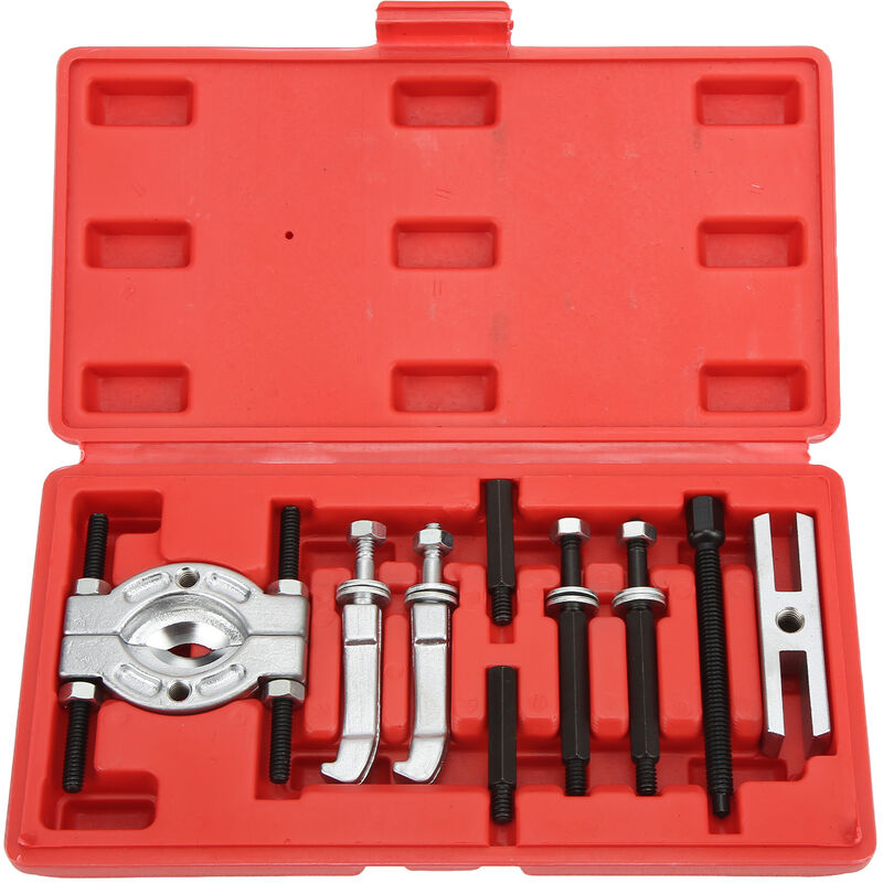 Rosvola - Jeffergarden Ensemble d'extracteur de séparateur de roulement, Kit d'outils de retrait portables, séparateur de métal 9 pièces