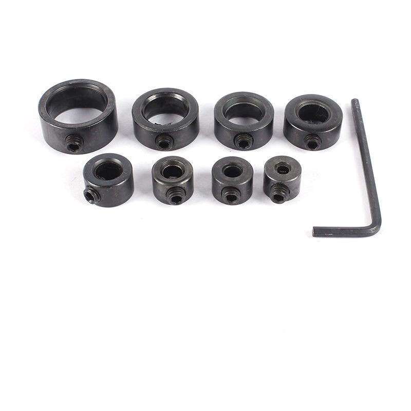 9 Pièces Butée de Profondeur de Goujon Limite, Anneau de Positionnement Butée de Profondeur de Forage, Mèche D'arrêt de Profondeur, positionneur,