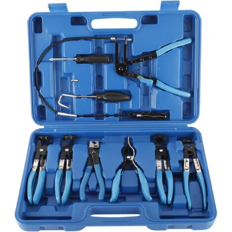 9 pièces Kit de Pinces pour mini-colliers de serrage et tournevis, Outil De Serrage