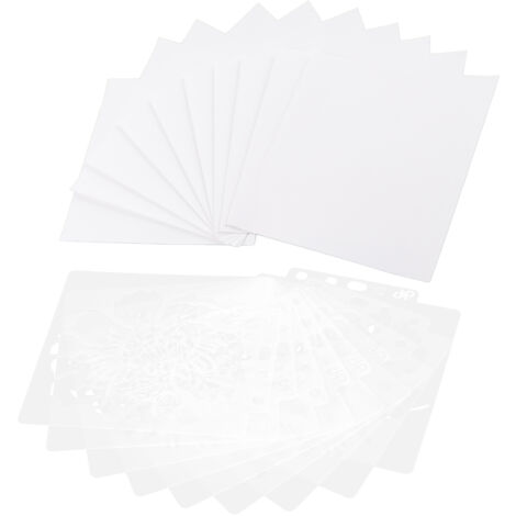 9 Pièces Pochoirs Dessin Mandala, Modèles Peinture DIY, Fournitures Art Créatif