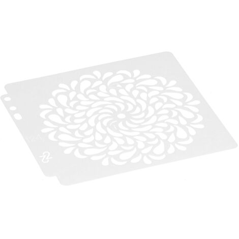 9 pièces Pochoirs Mandala en PET Résistants et Sûrs pour Peinture, Scrapbooking et Tampons