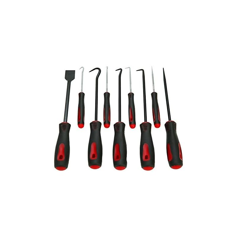 9 pièces Universel Set de Crochets Aiguille et Grattoir Joint Demontage Montage Outils