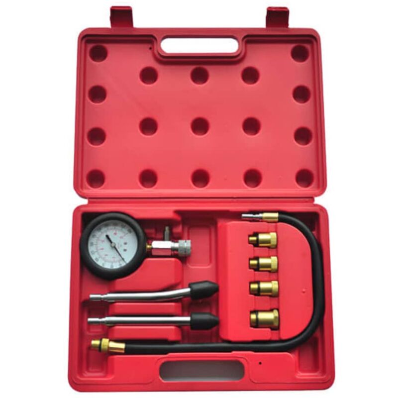 

vidaXL Kit de comprobación de compresión de motor gasolina 9 piezas - Multicolor