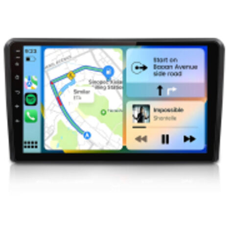 9 pouces Carplay 8 cœurs Autoradio pour Audi A3 S3 (2003-2013) 4+64GB JUNSUN