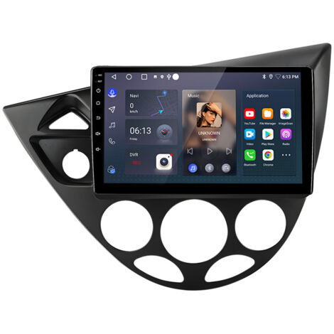 9 pouces Carplay Autoradio pour Ford Focus/Fiesta 1995-2004 Android 2+64GB JUNSUN