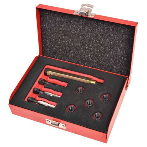 BGS Technic kit riparazione per filettatura incandescenzam9 x 1,0 mm 