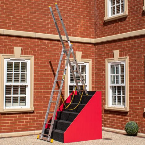 9-Rung 2 Section Stair Combination Ladder