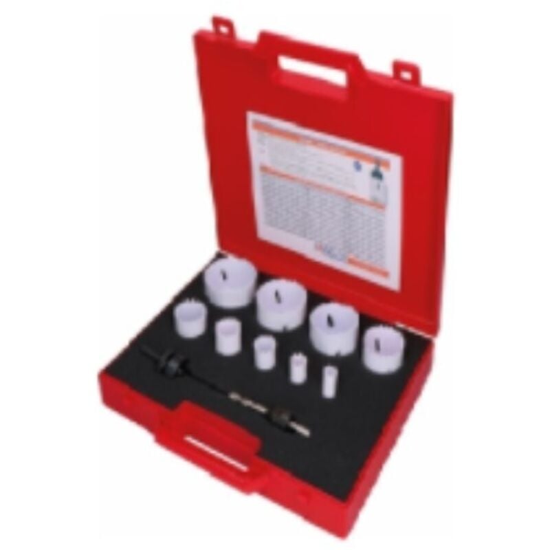 Abc - kit 9 seghe a tazza + cassetta