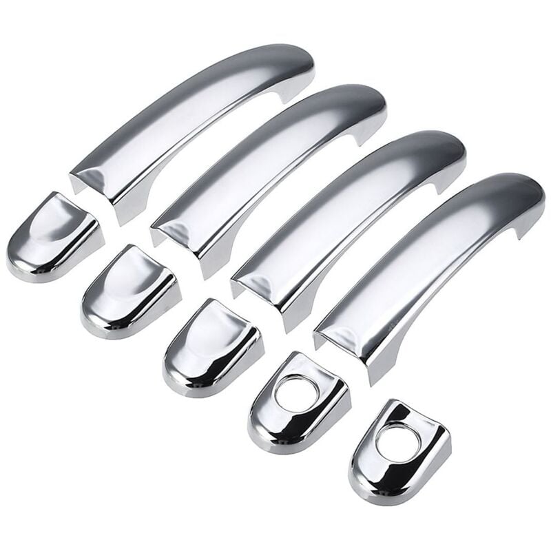 Image of 9 StüCk Set ABS Chrom TüR Abdeckungen Zierleiste für TRANSPORTER T5 T6 VAN 2003-2015