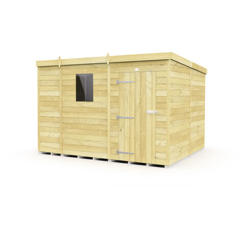 9 x 8 Pent Shed