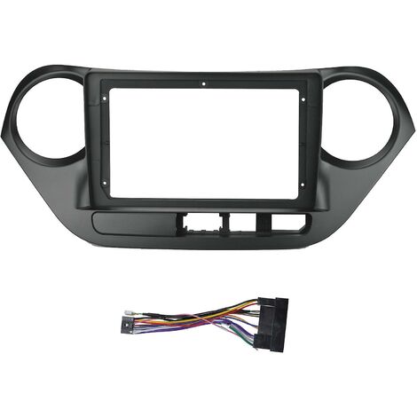 9 Zoll 2 Din Auto Armaturenbrett Rahmen Radio Fascia Dash MP5 Player DVD Adapter Panel mit Kabel für I10