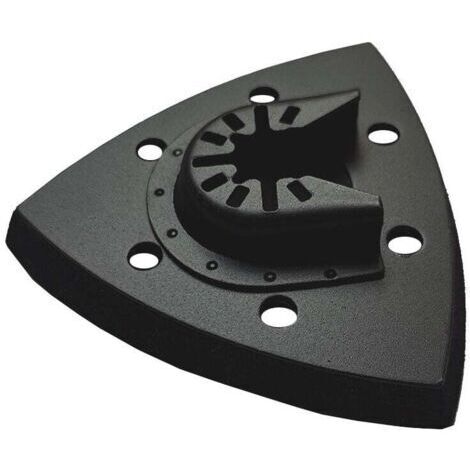 90 90mm auto - adhésif triangle disque porte - papier abrasif, 6 trous auto - adhésif porte - papier abrasif unique 90mm ouverture rapide