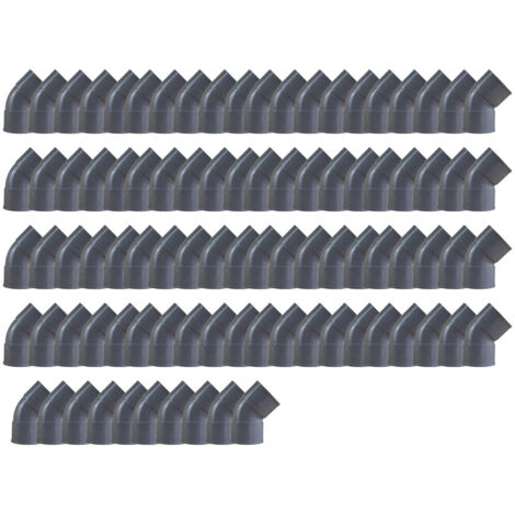 90 Coudes PVC 45° Femelle/Femelle Ø50 - First Plast