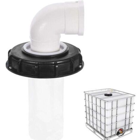 90° Couvercle de Réservoir IBC avec Filtre en Nylon Lavable pour Réservoir d'eau de Pluie IBC 1000 litres, Filtre À Couvercle IBC Accessoires de Réservoir IBC, Filtre à Eau de Pluie en Nylon 165 m