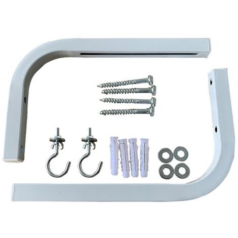 90 Degree Projection Screen Wall Bracket, Projection Screen L Bracket, Adjustable Ceiling Bracket for HD Projector Screen