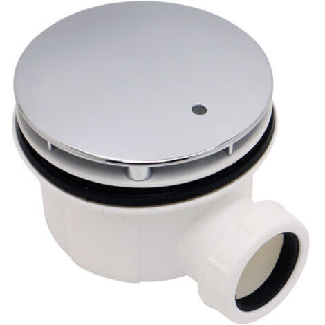 90 mm plastic shower tray drain, modern plastic shower tray drain with flow rate. Replacement part for 90 mm bathrooms. Odor-resistant MUMU.