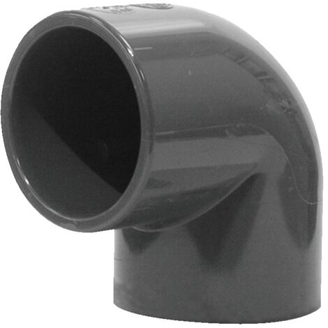 90° PVC Druckarmatur mit kleinem Radius, Innengewinde, Innengewinde, ø50